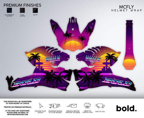 MCFLY - Helmet Wrap Online – Bild 2
