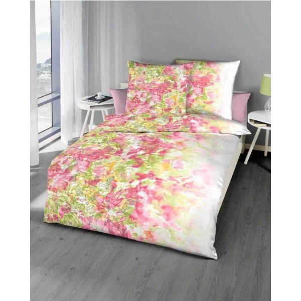 Kaeppel Mako Satin Bettwäsche Blumen Wild Paradise Im Angebot – Bild 2