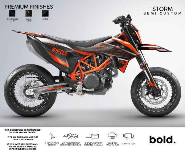 STORM - KTM SMC 690 Graphics kit Zu verkaufen – Bild 3