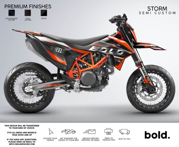 STORM - KTM SMC 690 Graphics kit Zu verkaufen – Bild 4