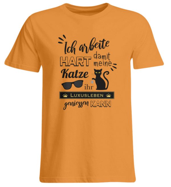 Ich arbeite hart...  - Übergrößenshirt Mode – Bild 3