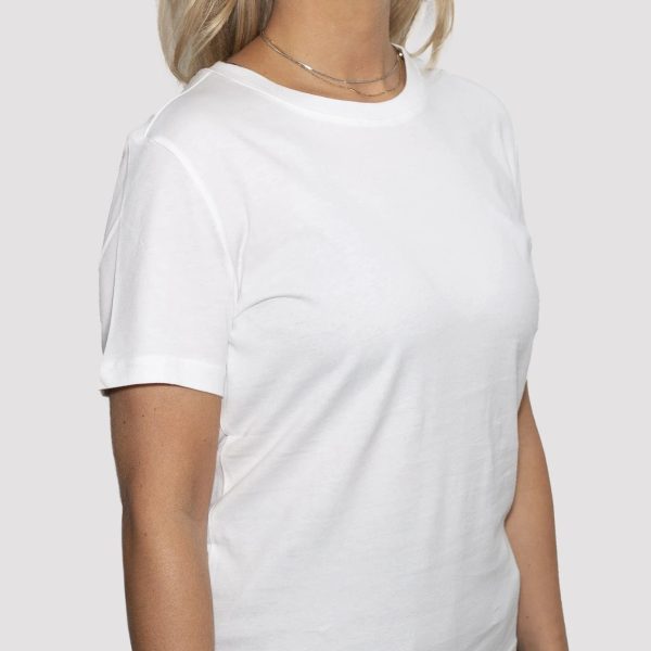 Women’s Recycled Cotton T-Shirt, White Online-Schn?ppchen – Bild 5