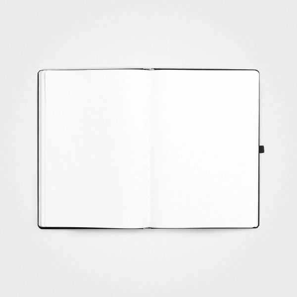 Stone paper notebook - A5 Hardcover, Charcoal black Verkauf – Bild 4