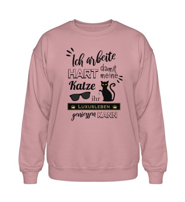 Ich arbeite hart... Heavy Blend Sweatshirt Verkauf – Bild 5