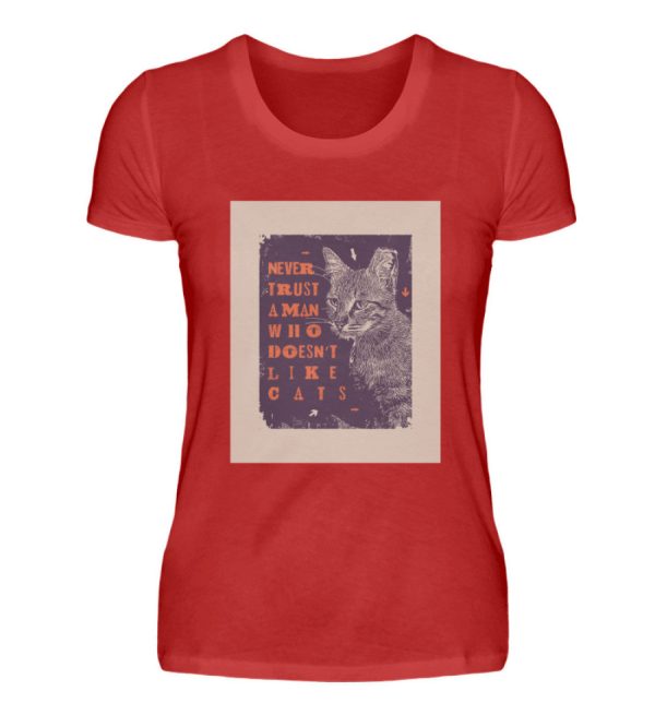 Never trust a man  - Damen Premiumshirt Im Angebot – Bild 4