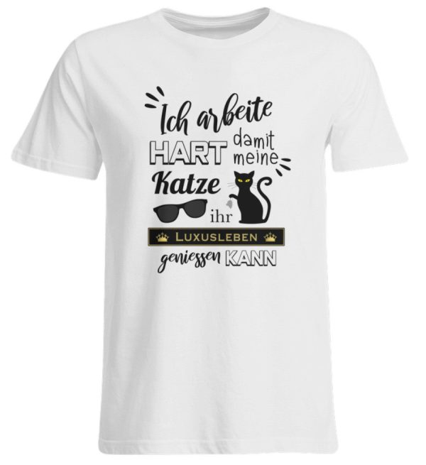 Ich arbeite hart...  - Übergrößenshirt Mode