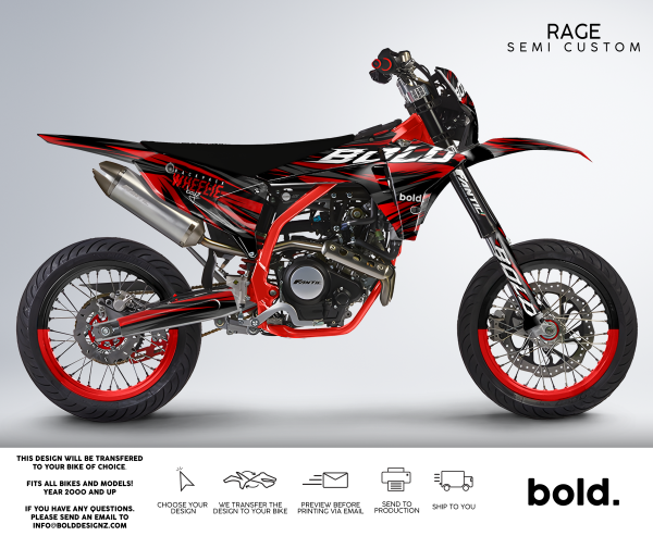 RAGE - Fantic Graphics kit Schn?ppchen