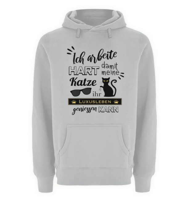 Ich arbeite hart...  - Unisex Premium Kapuzenpullover Mode