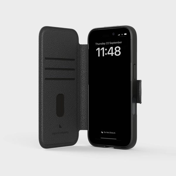 Circular Wallet Phone Case, Clasp Magnet | Black - Workshop Jetzt online – Bild 5