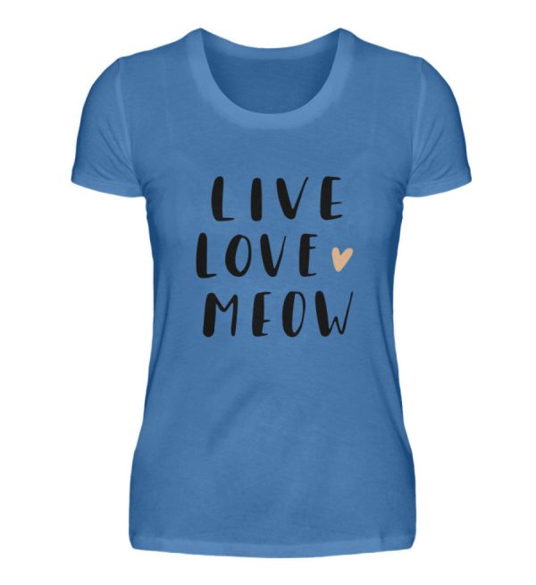 Live Love Meow  - Damen Premiumshirt Online-Verkauf – Bild 4