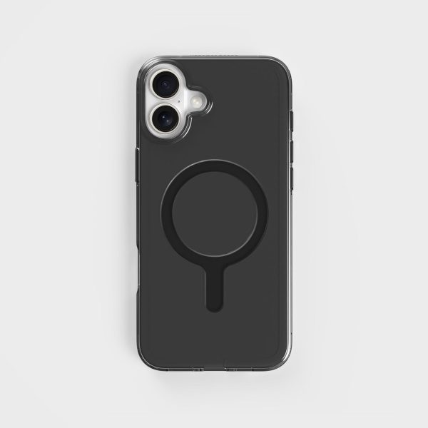 Tinted-Obsidian Black Clear Phone Case with Black MagSafe & FREE Cable | CLRPRTCT™ Schn?ppchen