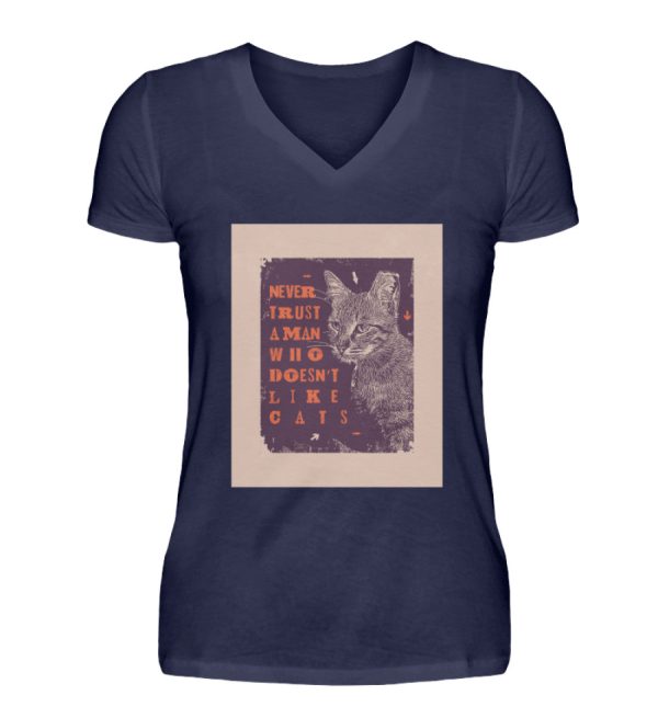 Never trust a man  - V-Neck Damenshirt Angebot – Bild 4