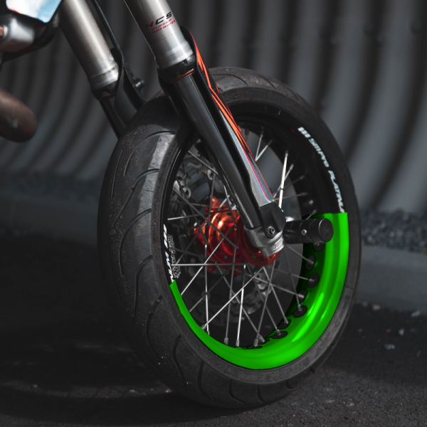 Chrome 50 50 Supermoto Wheel Graphics - 2 Color Wheel Wrap Rabatt – Bild 4