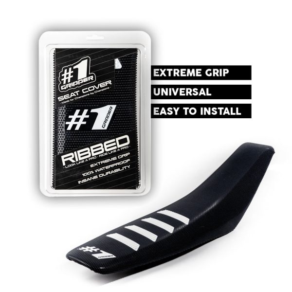Seat Cover - One Gripper | Black Ribbed Mode