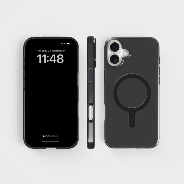 Tinted-Obsidian Black Clear Phone Case with Black MagSafe & FREE Cable | CLRPRTCT™ Schn?ppchen – Bild 2