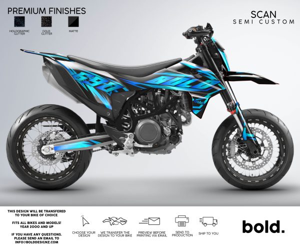 SCAN - KTM SMC 690 Graphics kit Schn?ppchen