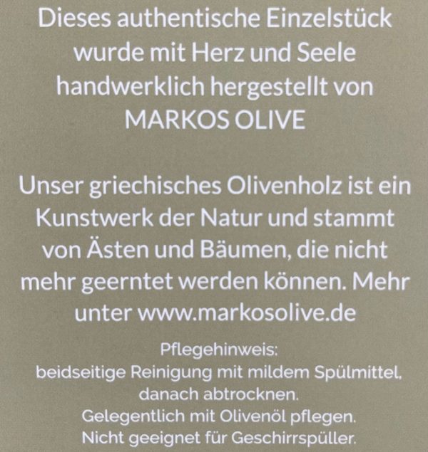 Olivenholz-Schneidebrett 229 Rabatt – Bild 4