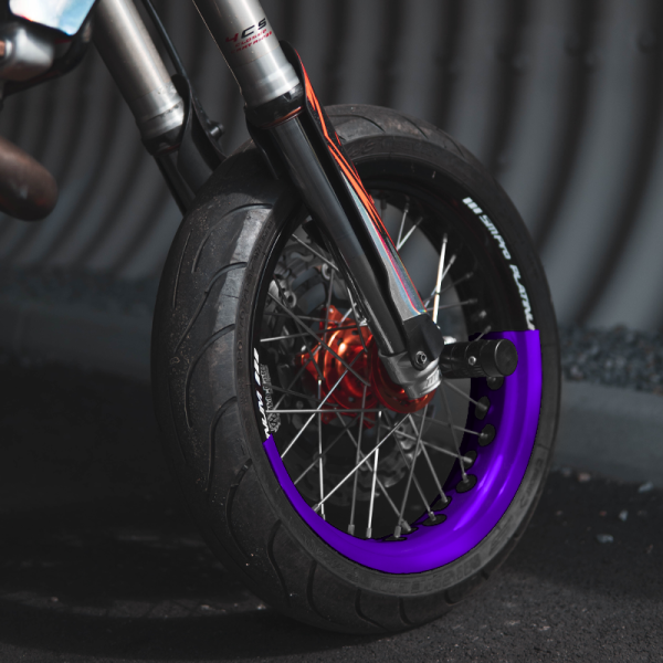 Chrome 50 50 Supermoto Wheel Graphics - 2 Color Wheel Wrap Rabatt – Bild 5