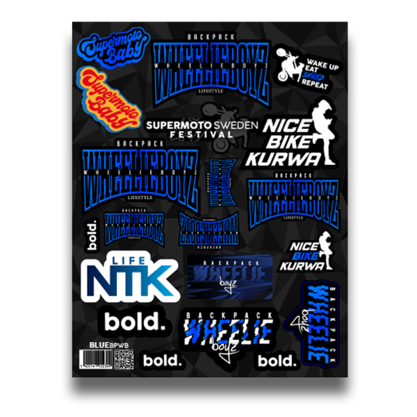 Sticker Sheet - Blue BPWB Verkauf