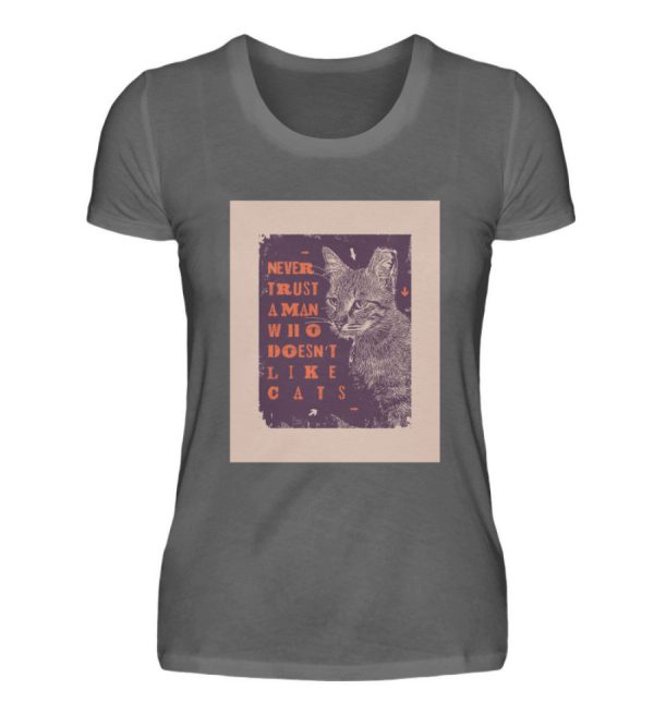 Never trust a man  - Damen Premiumshirt Im Angebot – Bild 3