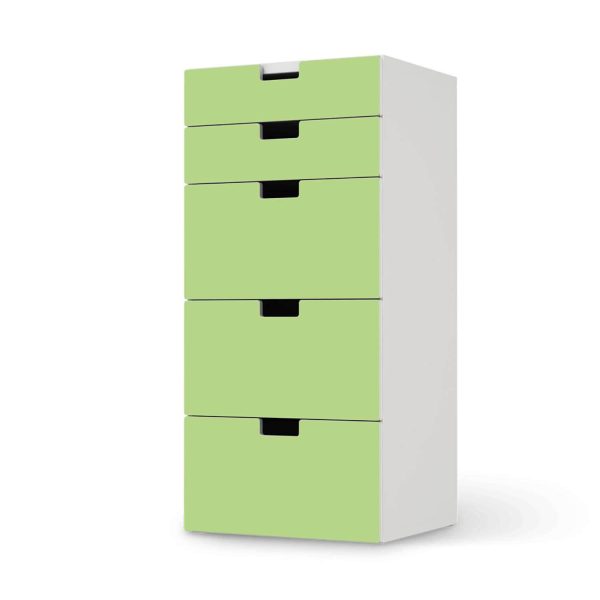 Möbel Klebefolie IKEA Stuva   Malad Kommode - 5 Schubladen - Design: Hellgrün Light Angebot