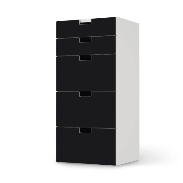 Möbel Klebefolie IKEA Stuva   Malad Kommode - 5 Schubladen - Design: Schwarz Im Angebot