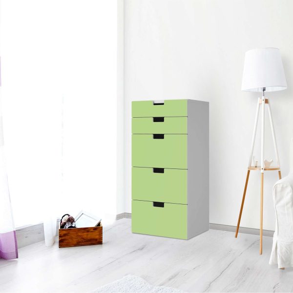 Möbel Klebefolie IKEA Stuva   Malad Kommode - 5 Schubladen - Design: Hellgrün Light Angebot – Bild 2