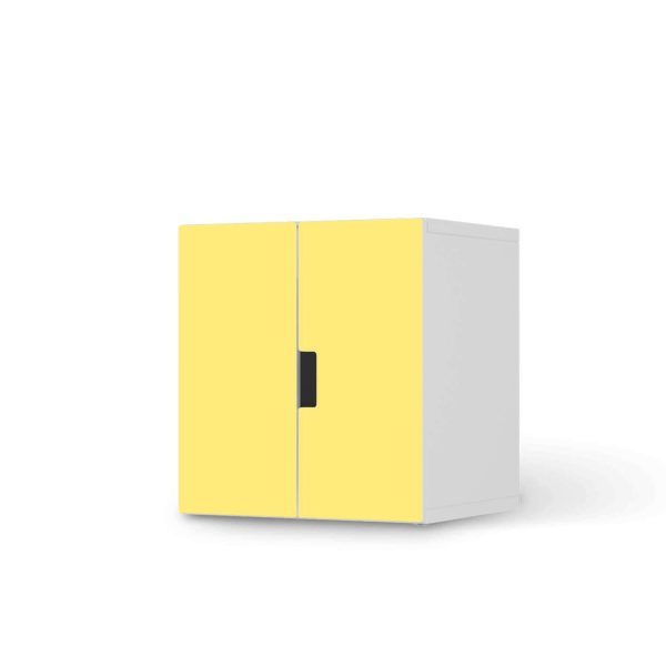 Selbstklebende Folie IKEA Stuva   Malad Schrank - 2 kleine Türen - Design: Gelb Light Angebot