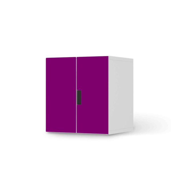 Selbstklebende Folie IKEA Stuva   Malad Schrank - 2 kleine Türen - Design: Flieder Dark Online-Schn?ppchen